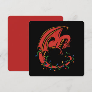 Cartes Pour Fêtes Annuelles Noël du dragon