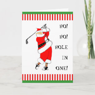 Cartes Pour Fêtes Annuelles Noël du golf