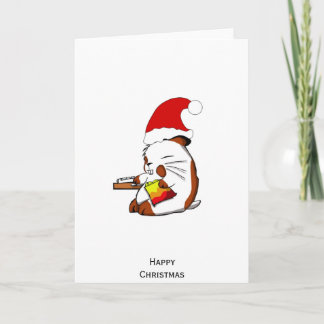 Cartes Pour Fêtes Annuelles Noël du hamster