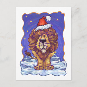 Cartes Pour Fêtes Annuelles Noël du lion