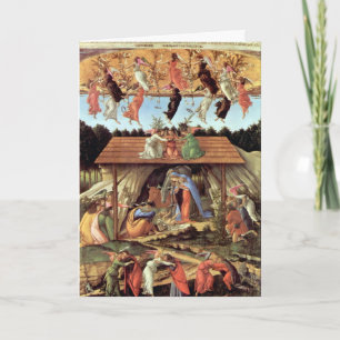 Cartes Pour Fêtes Annuelles Noël du millésime, Naissance du Christ par Bottice