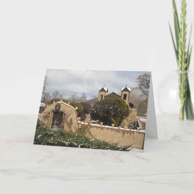 Cartes Pour Fêtes Annuelles Noël du Nouveau Mexique (Devant)