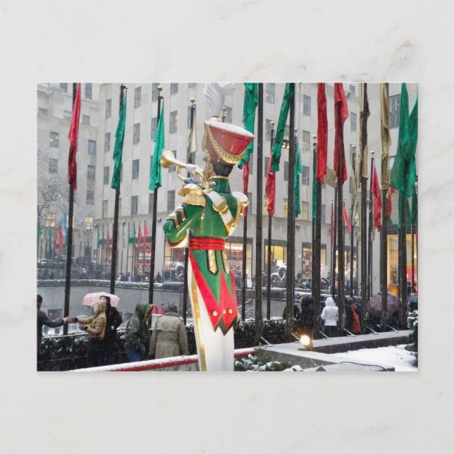 Cartes Pour Fêtes Annuelles Noël du Rockefeller Center (Devant)