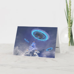 Cartes Pour Fêtes Annuelles Noël d'UFO