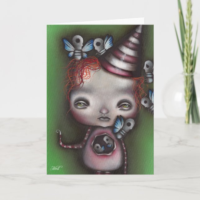 Cartes Pour Fêtes Annuelles Noël Elf (Devant)