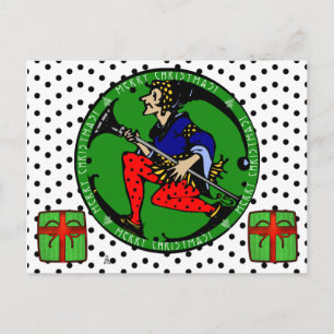 Cartes Pour Fêtes Annuelles Noël Elf de Maxfield Parrish-y