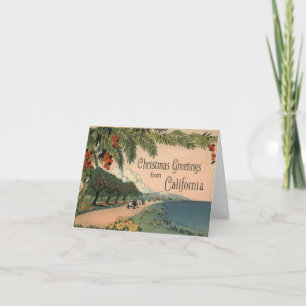 Cartes Pour Fêtes Annuelles Noël en Californie