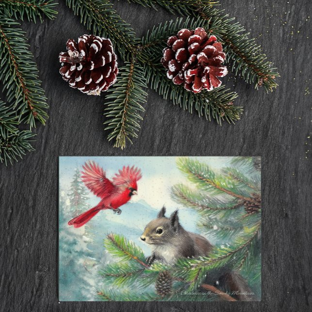 Cartes Pour Fêtes Annuelles Noël en Caroline du Nord - Tous les bénéfices pour (100% of proceeds from the card go to Samaritan's Purse to help victims of Hurricanes Helene & Milton)