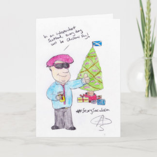 Cartes Pour Fêtes Annuelles Noël en colère