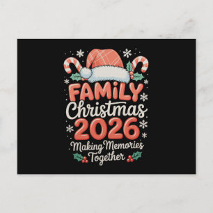 Cartes Pour Fêtes Annuelles Noël en famille 2026 Créer des souvenirs ensemble
