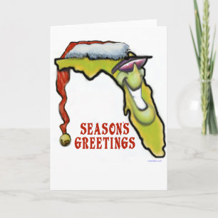 Cartes Pour Fêtes Annuelles Noël en Floride
