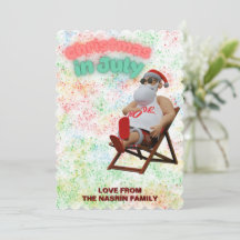 Noël en juillet Père Noël