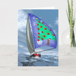 Cartes Pour Fêtes Annuelles Noël en mer