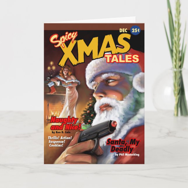 Cartes Pour Fêtes Annuelles Noël épicé (Devant)