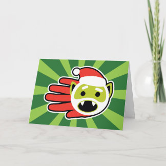 Cartes Pour Fêtes Annuelles Noël et Vampire vacances Père Noël