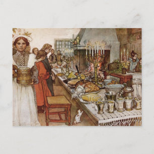 Cartes Pour Fêtes Annuelles Noël Eve Julaftonen