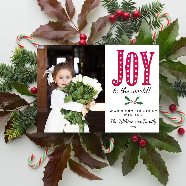 Cartes Pour Fêtes Annuelles Noël fantastique gribouillé Joie au monde (Créateur téléchargé)