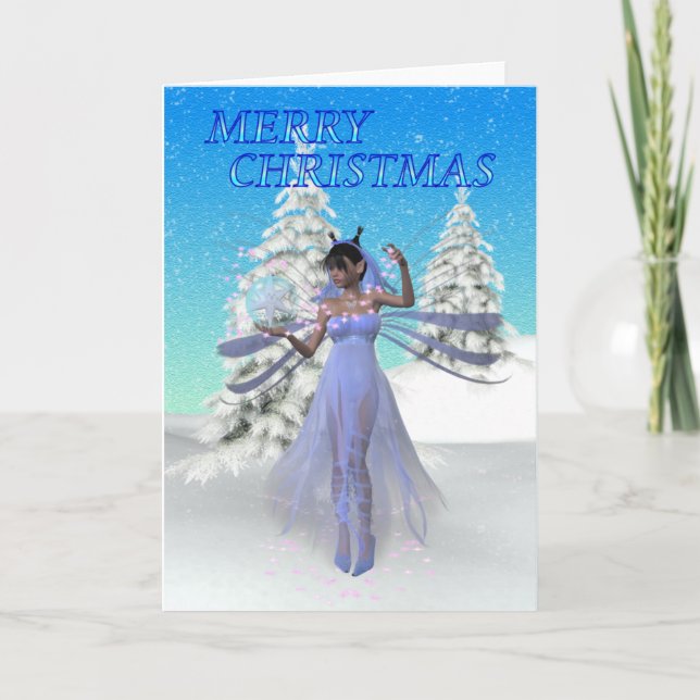 Cartes Pour Fêtes Annuelles Noël féerique (Devant)