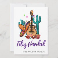 Noël Feliz Navidad Cactus Chapeau Melon