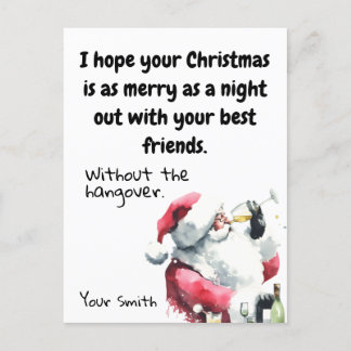 Cartes Pour Fêtes Annuelles Noël festif amusant