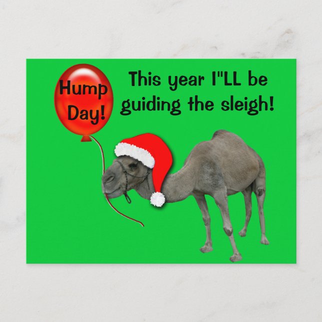 Cartes Pour Fêtes Annuelles Noël Fêtes Drôle Camel Humpday Cartes (Devant)