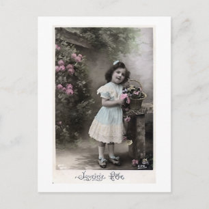 Cartes Pour Fêtes Annuelles Noël français vintage "de fête de Joyeuse"