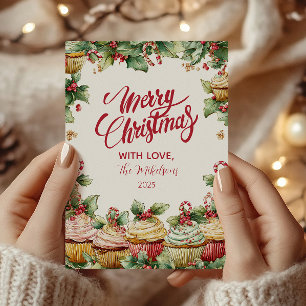 Cartes Pour Fêtes Annuelles Noël Friandises Fantaisistes