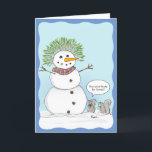 Cartes Pour Fêtes Annuelles Noël Frosté d'écureuil drôle<br><div class="desc">Créez vos propres cartes de Noël gelées cette année et envoyez de bons rires à vos amis et à votre famille avec un style unique! Cette oeuvre d'art amusante créée par Raphaela Wilson montre Frosty avec une fabuleuse coiffure fabriquée à partir des branches de pins à feuillage persistant. Les 2...</div>