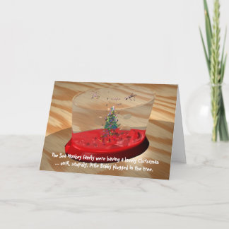 Cartes Pour Fêtes Annuelles Noël : Fumier de singe de mer