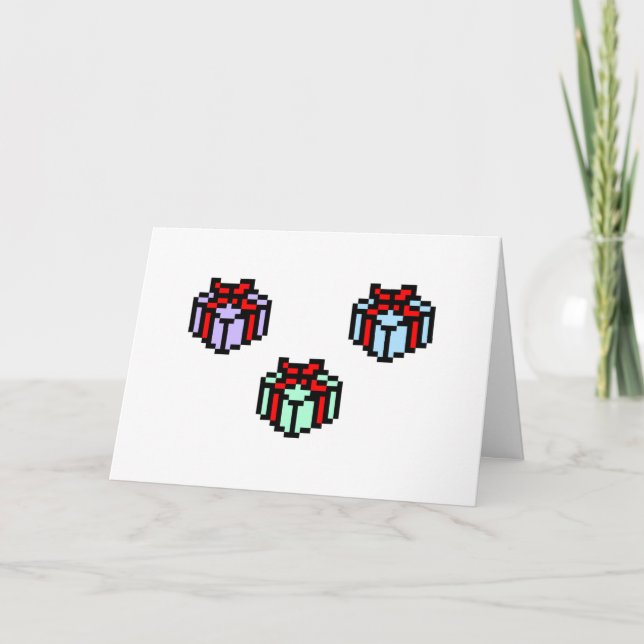 Cartes Pour Fêtes Annuelles Noël geek (Devant)