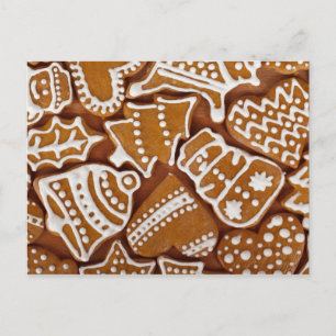 Cartes Pour Fêtes Annuelles Noël Gingerbread Cookies de vacances