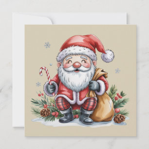 Cartes Pour Fêtes Annuelles Noël gnome Saison hivernale Amoureux de gnomes Vac