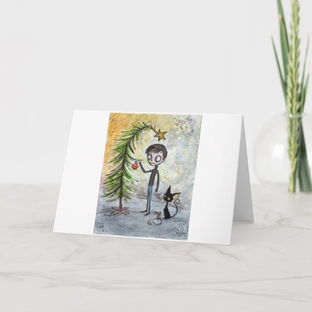 Cartes Pour Fêtes Annuelles Noël gothique (Devant)
