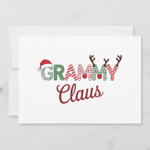 Cartes Pour Fêtes Annuelles Noël Grammy Claus Noël Grand-mère Cadeau Noël