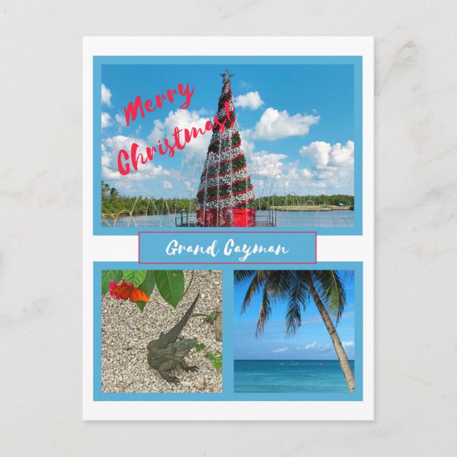Cartes Pour Fêtes Annuelles Noël Grand Cayman (Devant)