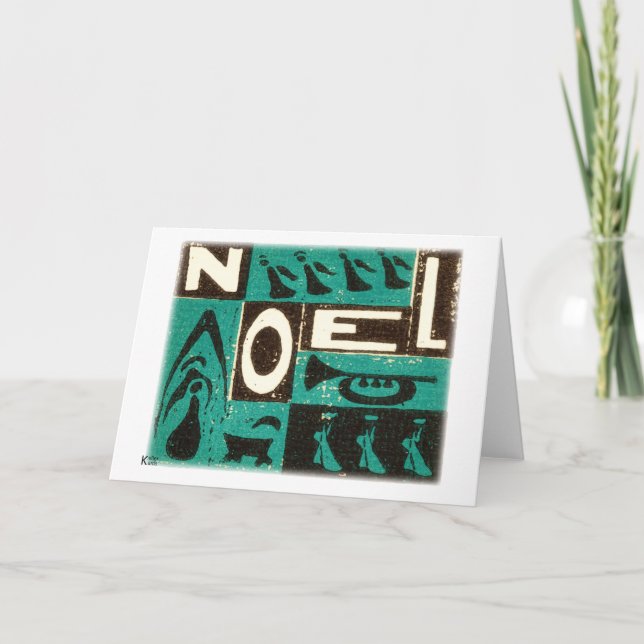 Cartes Pour Fêtes Annuelles Noel Green (Devant)