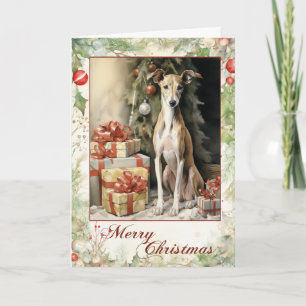 Cartes Pour Fêtes Annuelles Noël Greyhound victorien