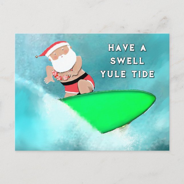Cartes Pour Fêtes Annuelles Noël Hawaï (Devant)