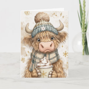 Cartes Pour Fêtes Annuelles Noël Highland Treat