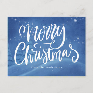 Cartes Pour Fêtes Annuelles Noël hivernal neige non photo