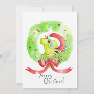 Cartes Pour Fêtes Annuelles Noël Iguana