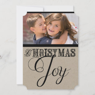 Cartes Pour Fêtes Annuelles Noël Joie Customisée Photo Noël