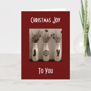 CARTES POUR FÊTES ANNUELLES NOËL JOY À DERNIER TOUTE L'ANNÉE