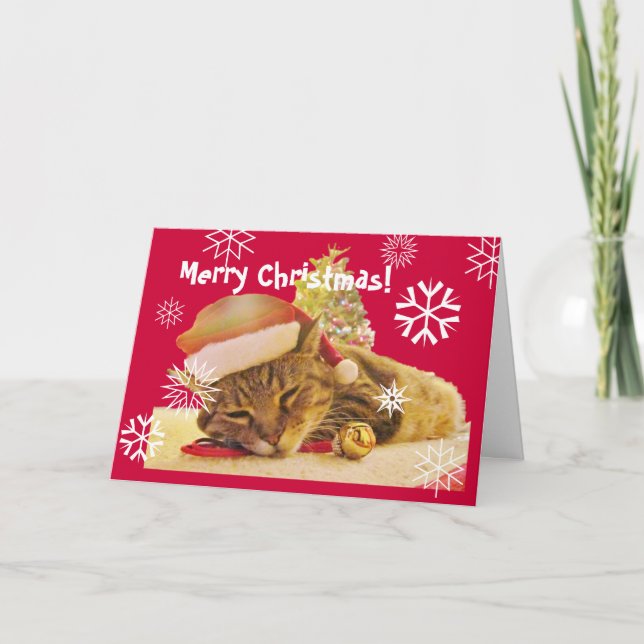 Cartes Pour Fêtes Annuelles Noël Kitty (Devant)
