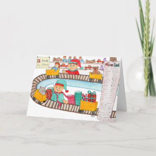 Cartes Pour Fêtes Annuelles Noël - L'atelier du Père Noël