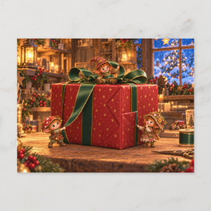 Cartes Pour Fêtes Annuelles Noël – Les Whimlings et le cadeau géant