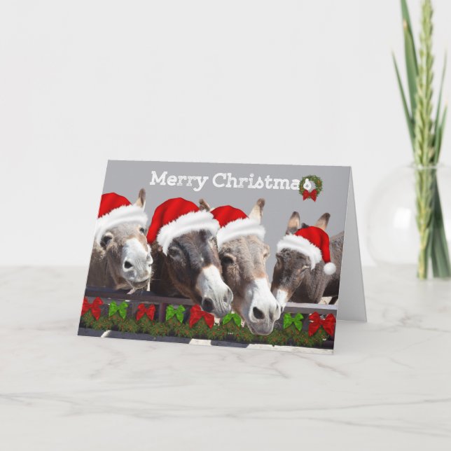 Cartes Pour Fêtes Annuelles Noël longtemps gagné (Devant)