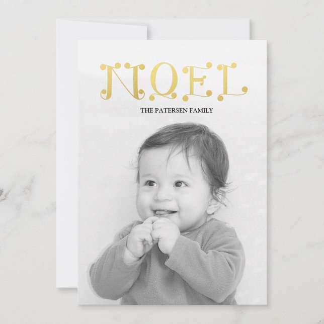 Cartes Pour Fêtes Annuelles NOEL manuscrit (Devant)