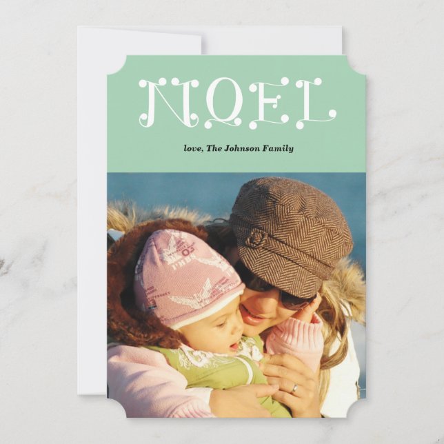 Cartes Pour Fêtes Annuelles NOEL manuscrit (Devant)