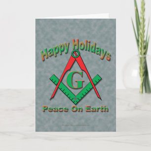 Cartes Pour Fêtes Annuelles Noël masonique